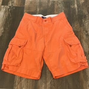 Men’s Cargo Shorts. Orange. Ralph Lauren.
